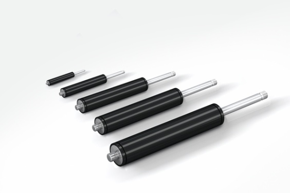 With outer body diameters between 12 mm and 70 mm and strokes ranging from 10 mm to 800 mm, the hydraulic dampers of the ACE product family HB can also be used as single or double acting brakes lending compression and extension forces from 20 N to 50,000 N to a wide variety of applications