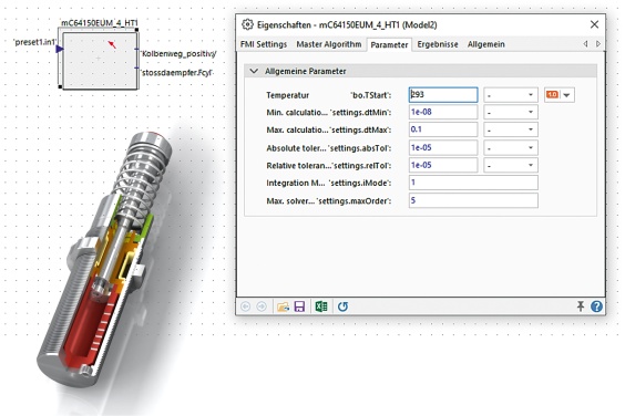 Konstrukteure erhalten von ACE umfassende Daten von allen Sto&szlig;d&auml;mpfertypen als digitale Zwillinge, sodass sie diese virtuell im Simulationsmodell ihrer Applikation testen k&ouml;nnen.